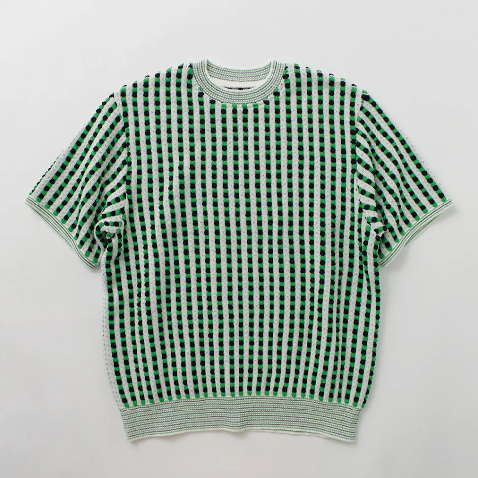 COOHEM / Retro Wave Knit Pullover