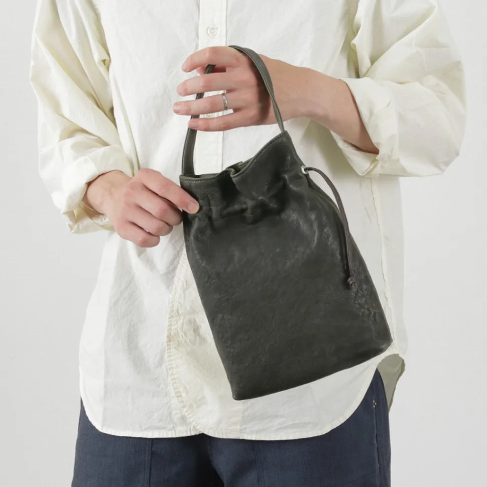 CREED / Drawstring Tote Horse Leather