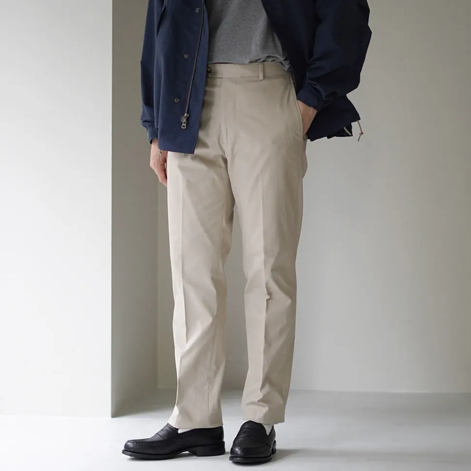 D.C.WHITE / High-density Chino Stretch Slim Tapered Pants