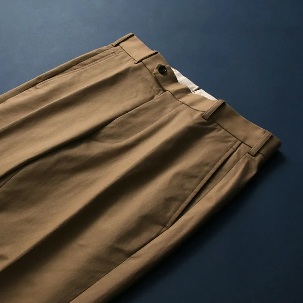 D.C.WHITE / High-density Chino Stretch Slim Tapered Pants