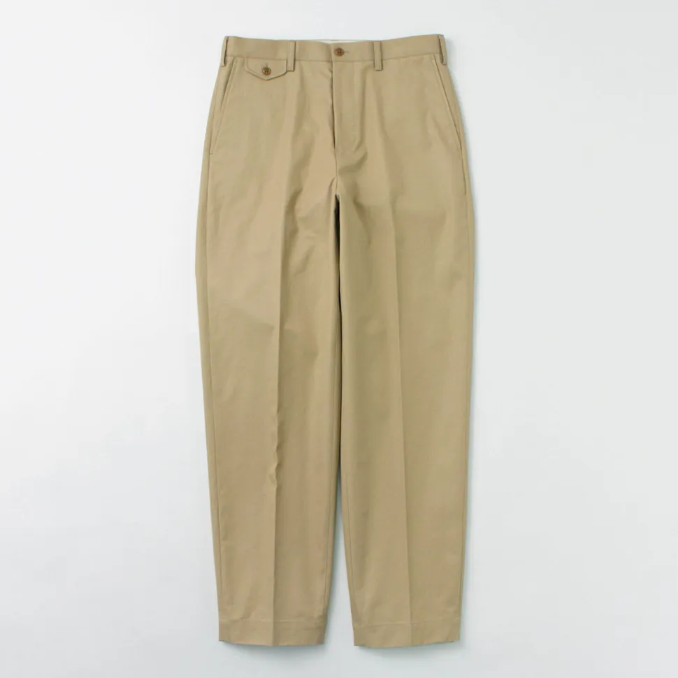 D.C.WHITE / High Density tapered pants