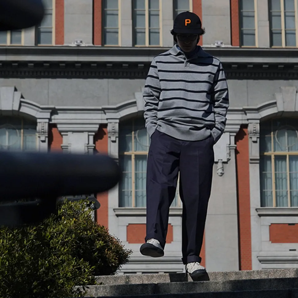 D.C.WHITE / High Density tapered pants