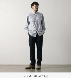 D.C.WHITE / Ivy Stripe Button Down Shirt