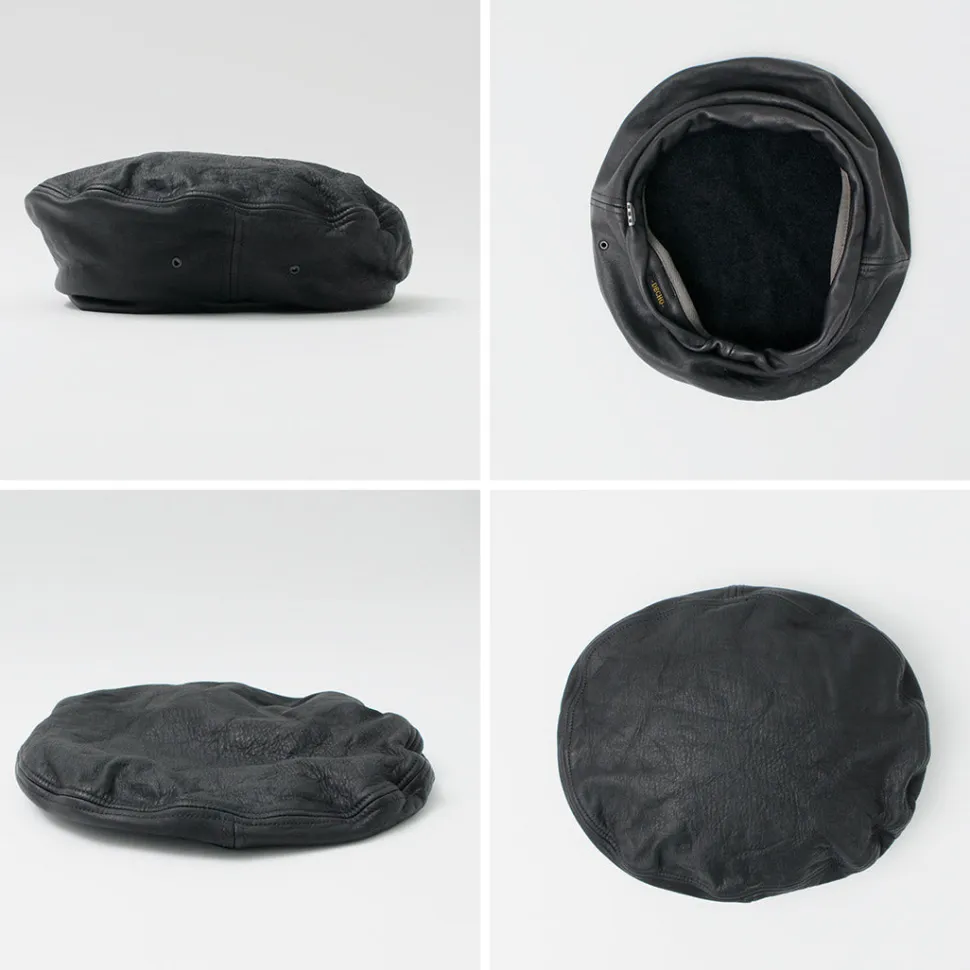 DECHO / Leather Beret