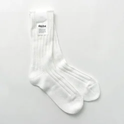 DECKA QUALITY SOCKS / Heavyweight Plain Crew Socks