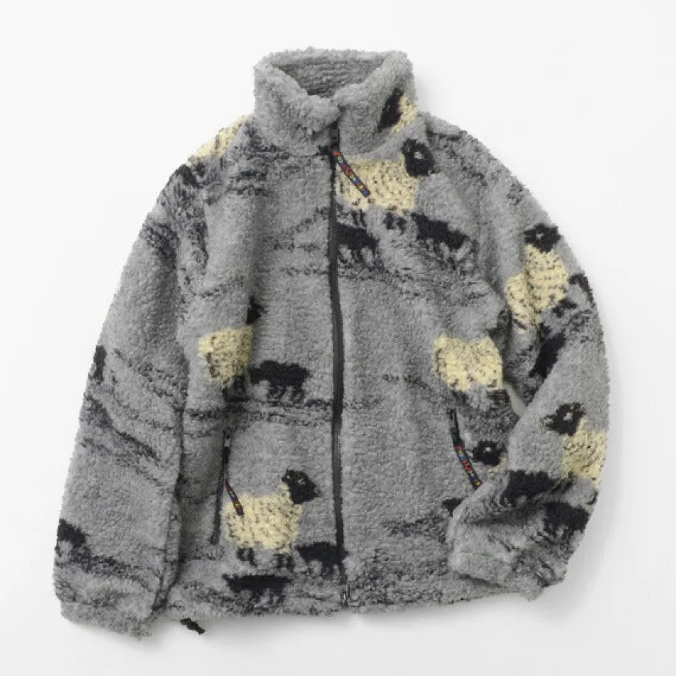 FARFIELD ORIGINAL / Jacquard Woven Boa Fell Jacket
