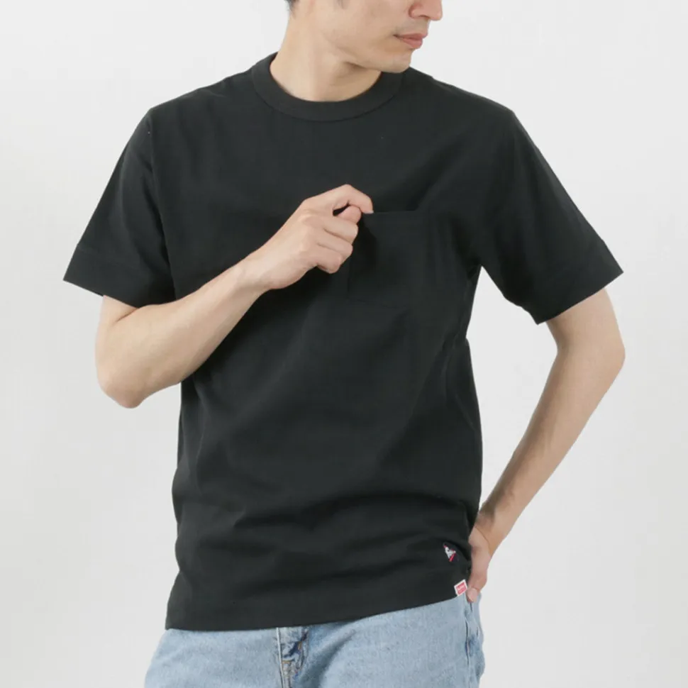 FELCO × HEALTH KNIT / Crew Neck Pocket Tee
