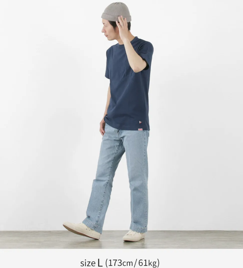FELCO × HEALTH KNIT / Crew Neck Pocket Tee