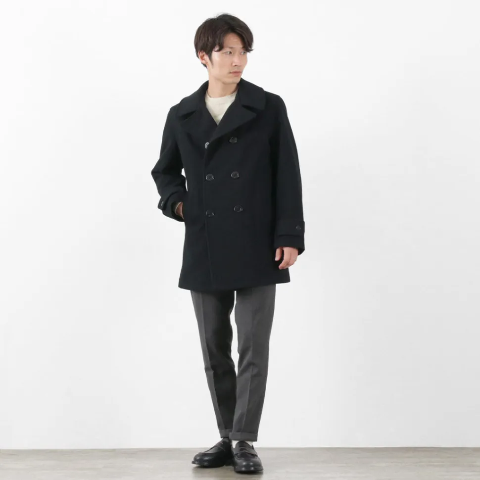 FIDELITY / 23oz Melton Peacoat