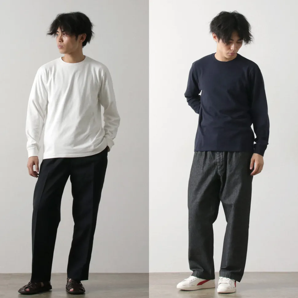 FILMELANGE / Dole Organic Raffy Jersey Long Sleeve T-Shirt