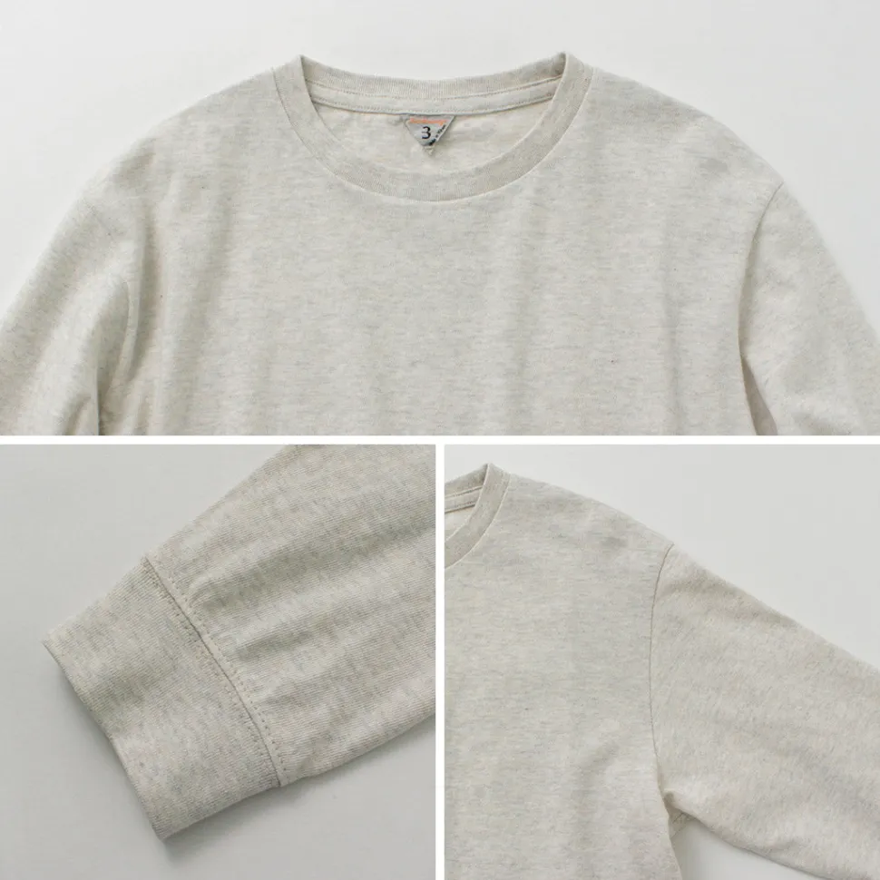 FILMELANGE / Dole Organic Raffy Jersey Long Sleeve T-Shirt
