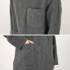 FILMELANGE / Hiet Melton Knit Jacket