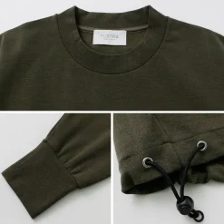 FLISTFIA / Long Sleeve Drawcord Pullover
