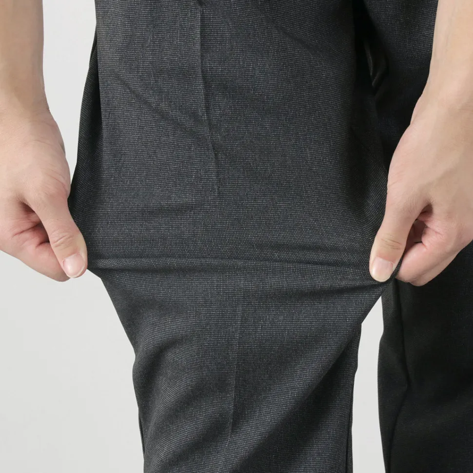 FLISTFIA / Wool-like Tuck Wide Trouesrs