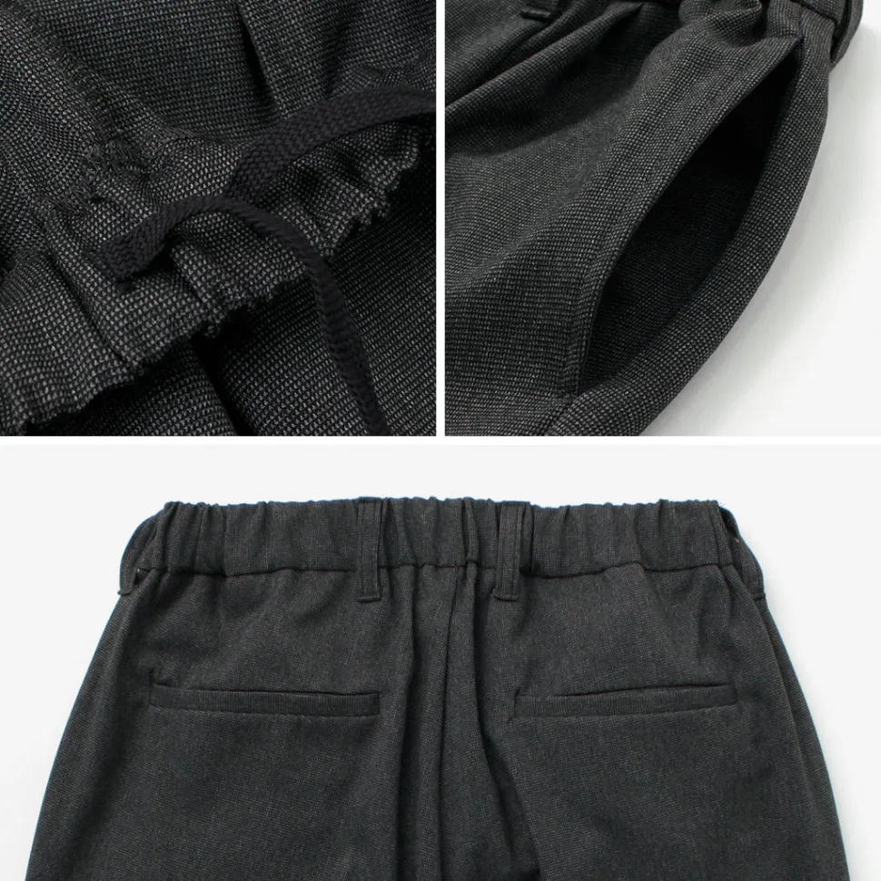FLISTFIA / Wool-like Tuck Wide Trouesrs