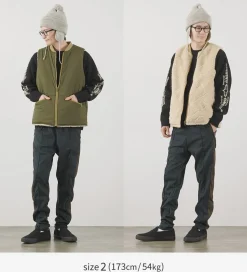 FNOR / Quilted Sheepskin Boa MIL Vest