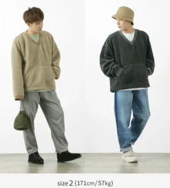 FNOR / V-Neck Boa Pullover