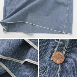 FOB FACTORY / F3487 Chambray pullover shirt