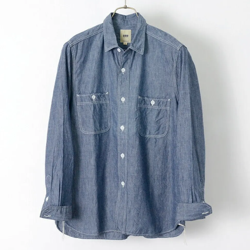 FOB FACTORY / F3378 Chambray Work Shirt