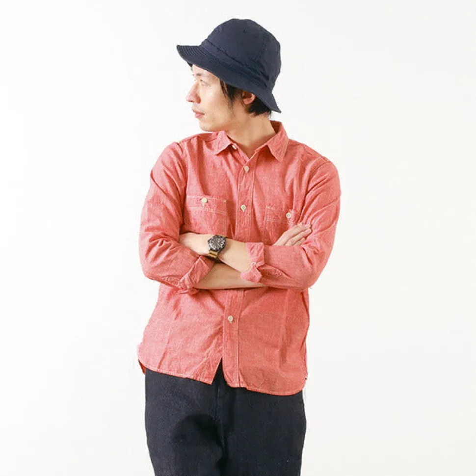 FOB FACTORY / F3378 Chambray Work Shirt