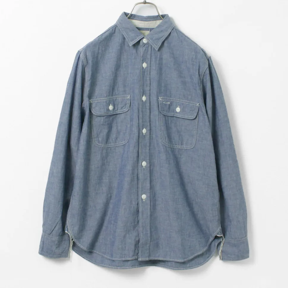 FOB FACTORY / F3494 Chambray work shirt