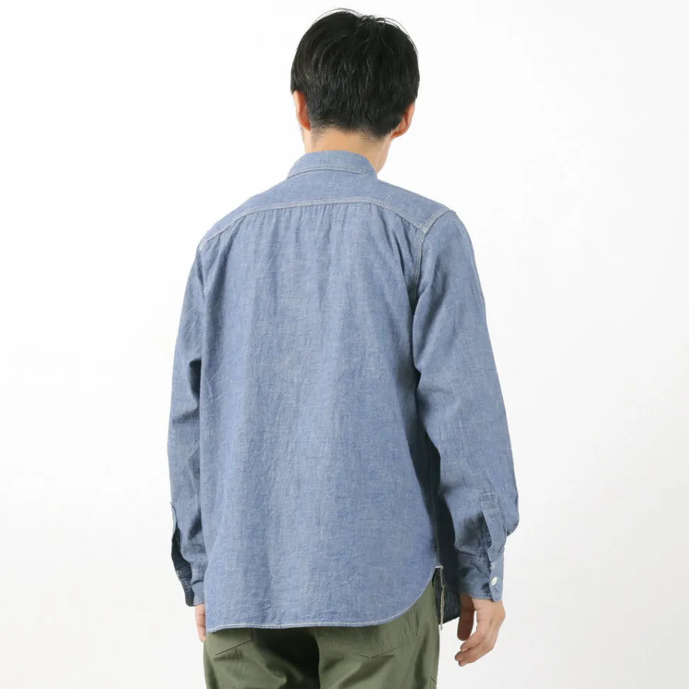 FOB FACTORY / F3494 Chambray work shirt