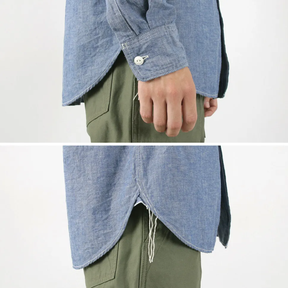 FOB FACTORY / F3494 Chambray work shirt