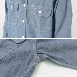 FOB FACTORY / F3494 Chambray work shirt