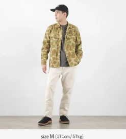 FOB FACTORY / F0516 Cotton hemp herringbone Trouser