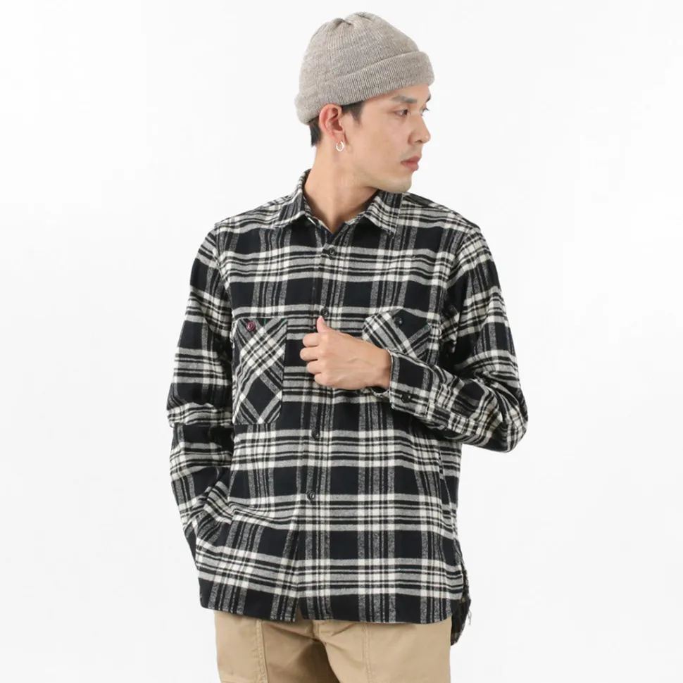 FOB FACTORY / F3481 HEAVY NEL WORK SHIRT