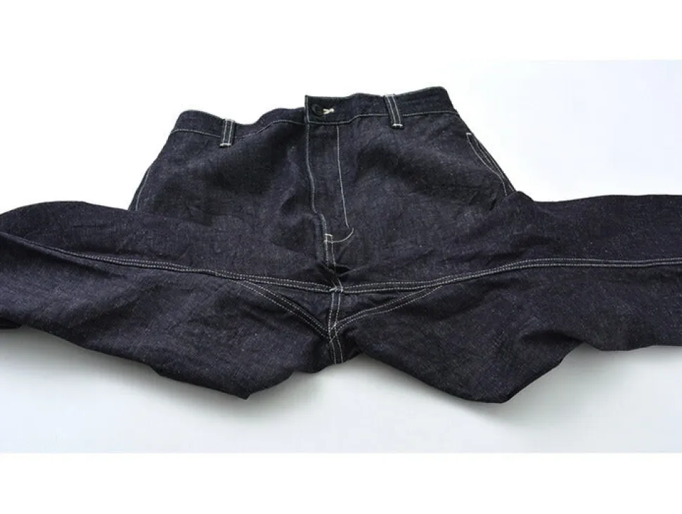FOB FACTORY / F0496 Hemp denim work trousers