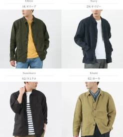 FOB FACTORY / F2413 Hemp shirt jacket