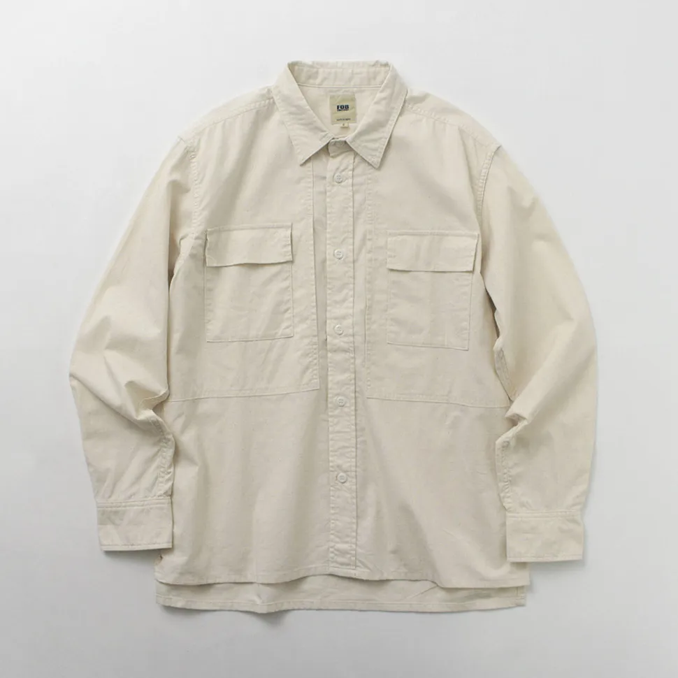 FOB FACTORY / F3498 Long sleeve field shirt