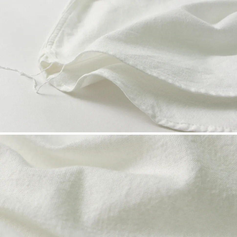 FOB FACTORY / F3429 Long sleeve Ox band collar shirt
