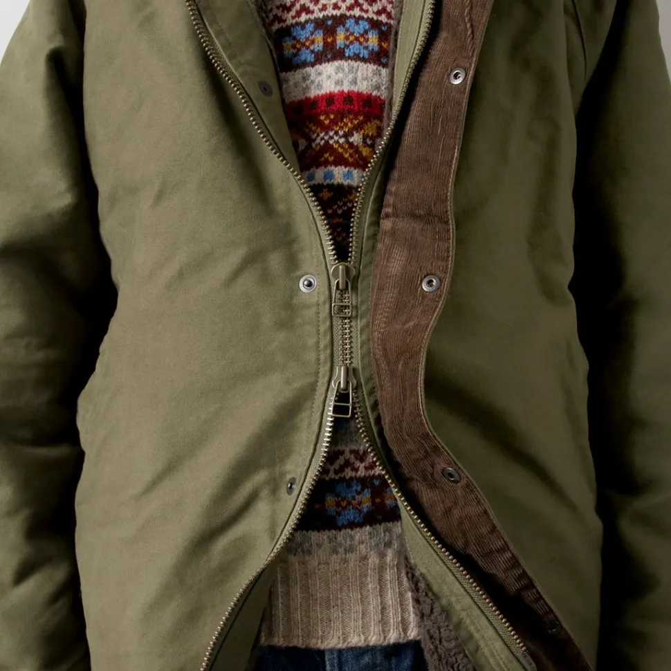FOB FACTORY / F2450 Moleskin Hood Coat