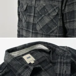 FOB FACTORY / F3497 Nel check work shirt
