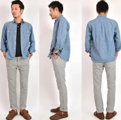 FOB FACTORY / F0438 Relaxed Narrow Easy Pants