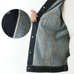 FOB FACTORY / F2309 stretch selvage denim jacket