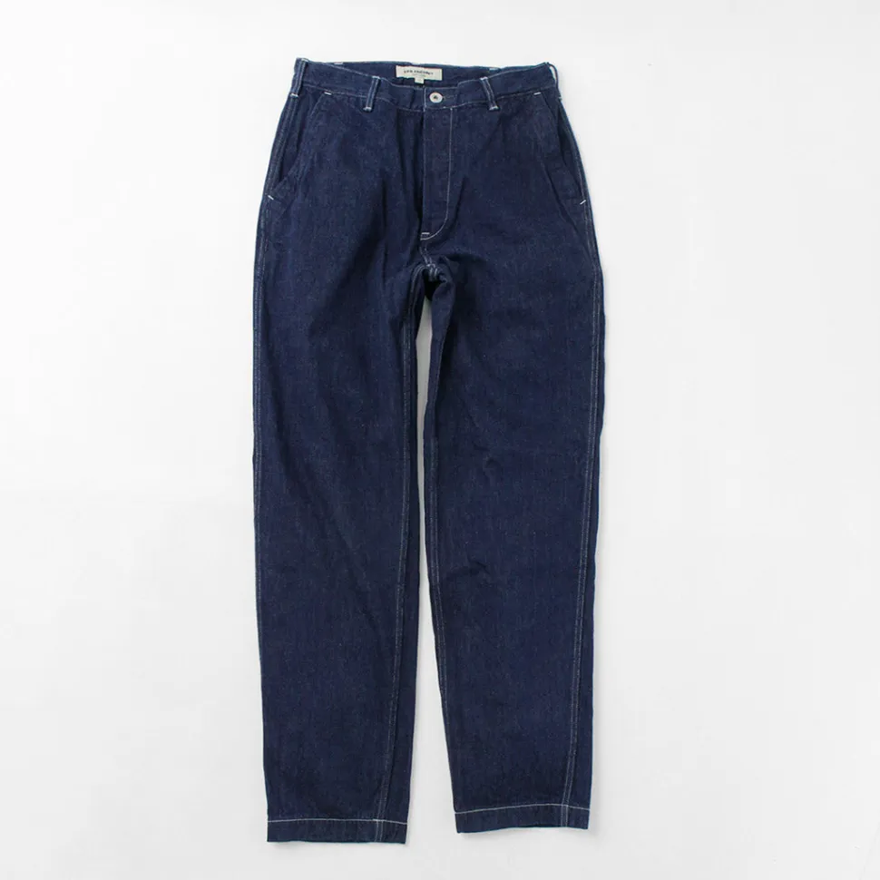 FOB FACTORY / F0511 WW2 Denim deck trousers One wash