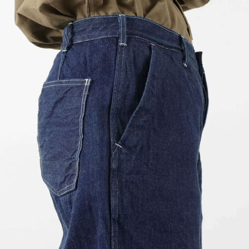 FOB FACTORY / F0511 WW2 Denim deck trousers One wash
