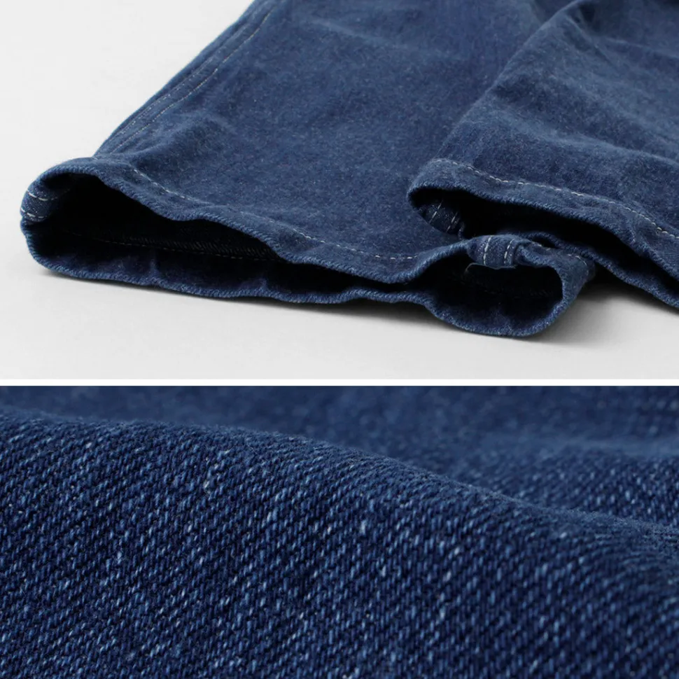 FOB FACTORY / F0511 WW2 Denim deck trousers Used finish