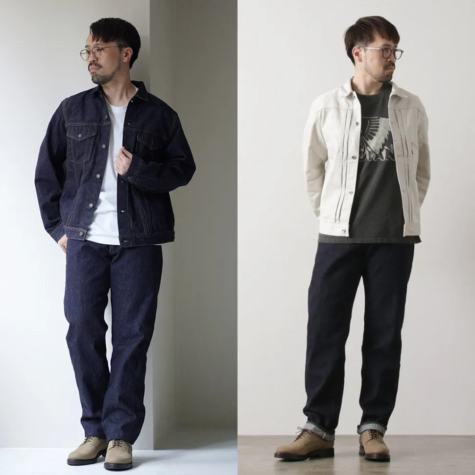 FOB FACTORY / Selvage Denim Tapered 5P Pants