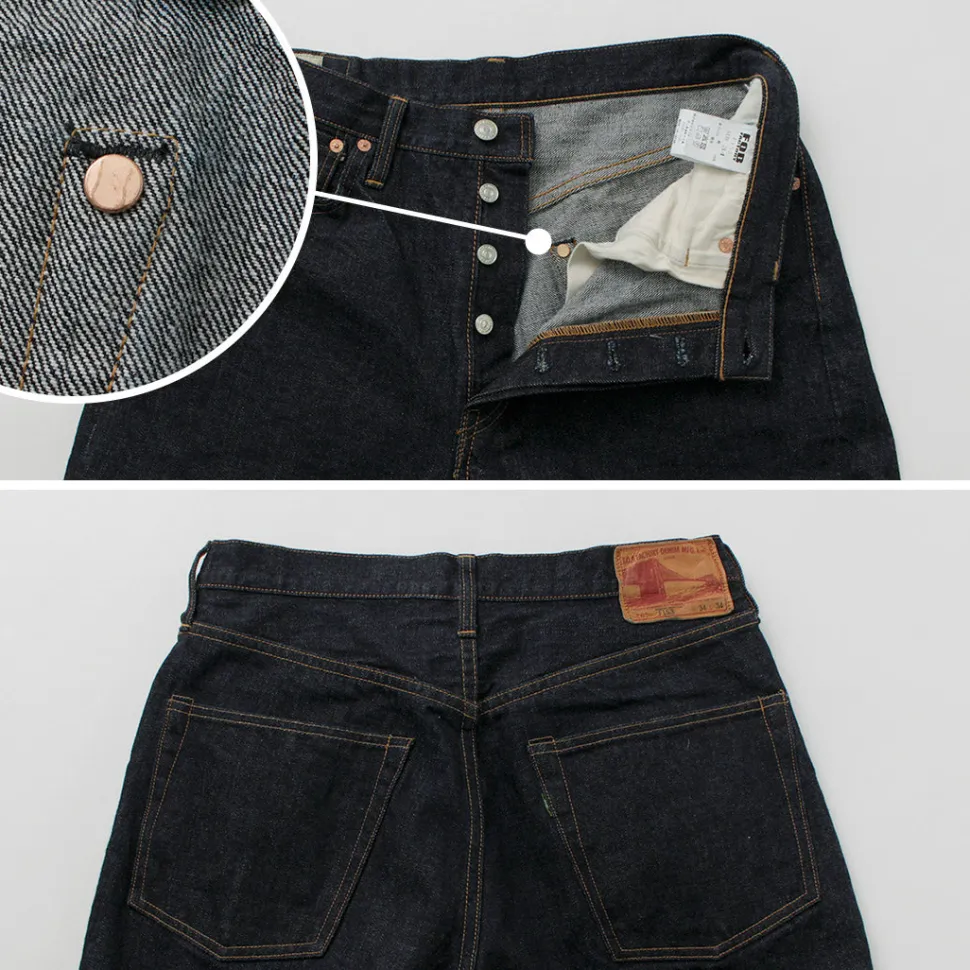 FOB FACTORY / Selvage Denim Tapered 5P Pants