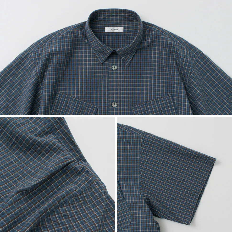 FUJITO / Short Sleeve Fatigue Shirt