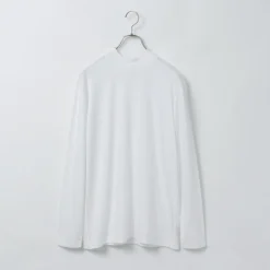 FYNELYNE ENGINEERED BY LIFILL / Cotton Long Sleeve Mock Neck T-Shirt