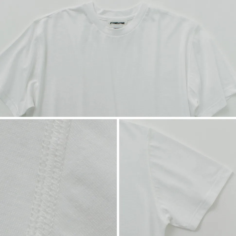 FYNELYNE ENGINEERED BY LIFILL / Cottony Short Sleeve Crew Neck T-Shirt
