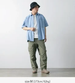 GARAGE GREEN WORKS / Half Sleeve Dungaree Shirt