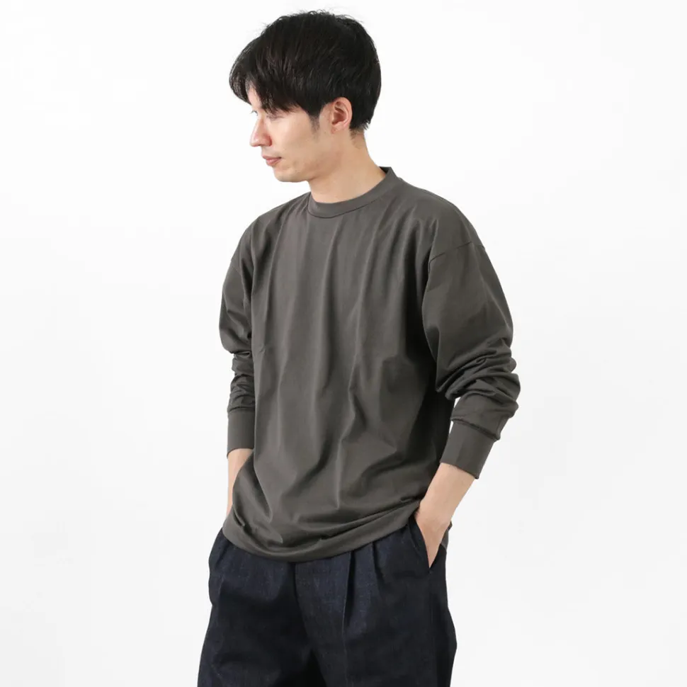 GICIPI / BACCALA Crew Neck Relaxed Fit Long Sleeve T-Shirt