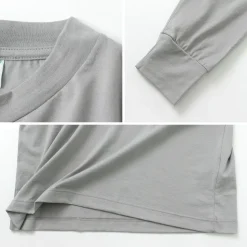 GICIPI / BACCALA Crew Neck Relaxed Fit Long Sleeve T-Shirt