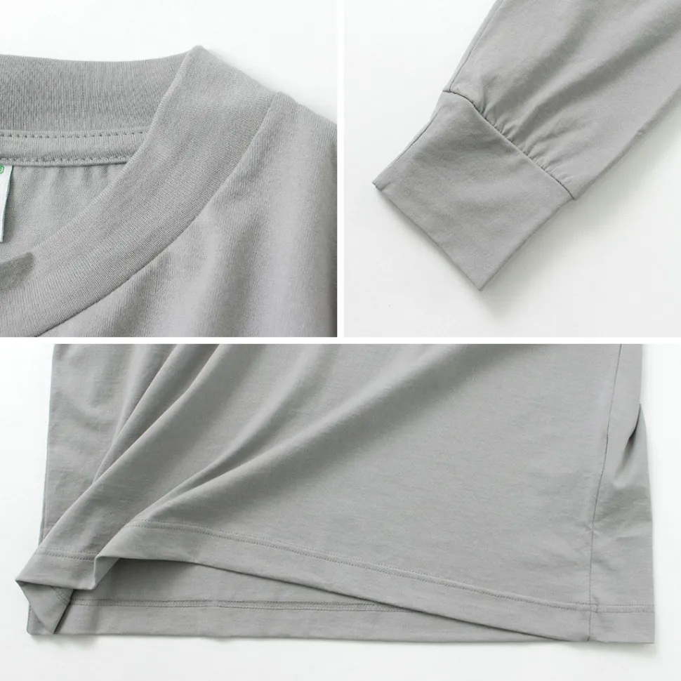 GICIPI / BACCALA Crew Neck Relaxed Fit Long Sleeve T-Shirt